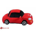 EN71 &amp; ASTM voiture de course rouge rouge en peluche farcie